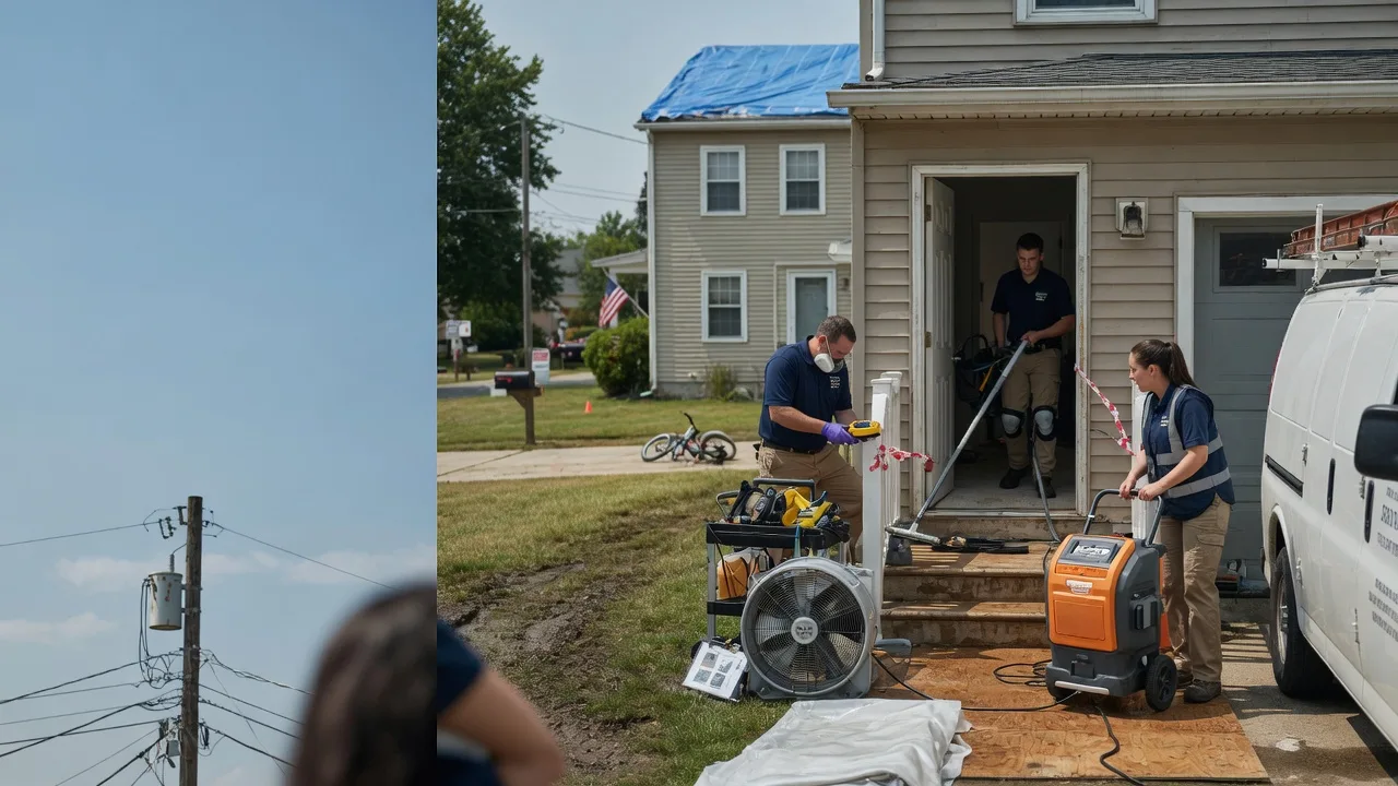 Water Damage Repair in Lickingville, PA near me